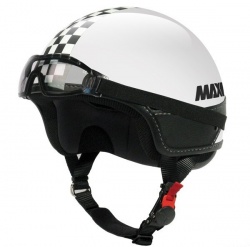Casque jet Max Slim blanc