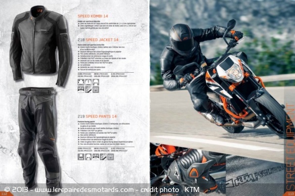 Catalogue d'équipement KTM Powerwear