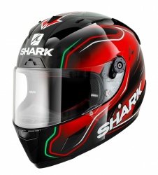 Déco de casques Shark réplica Guintoli
