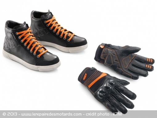Chaussures Joey WP et gants Radical X