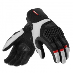 Gants cuir Rev'It Sand Pro coloris argent-noir