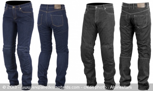 Jeans renforcés Alpinestars Kerry et Hellcat