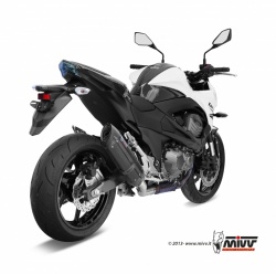 Silencieux MIVV Suono Steel Black pour Kawasaki Z800 et Z800E
