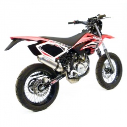 Silencieux LeoVince Hand Made X-Fight pour Beta RR 50 Motard