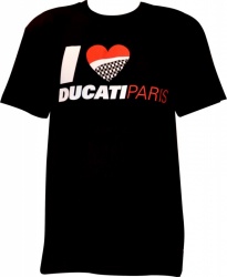 T-Shirt I love Ducati Paris