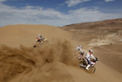 Dakar : 3ème victoire d'étape pour Lopez - Photo : Frédéric Le Floc'h / DPPI