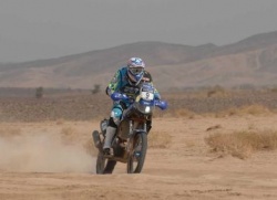 Olivier Pain sur la Yamaha YZF 450 Rallye - Crédit photo : François Rophé