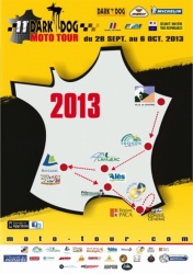 Dark Dog Moto Tour : l'affiche du tracé inédit