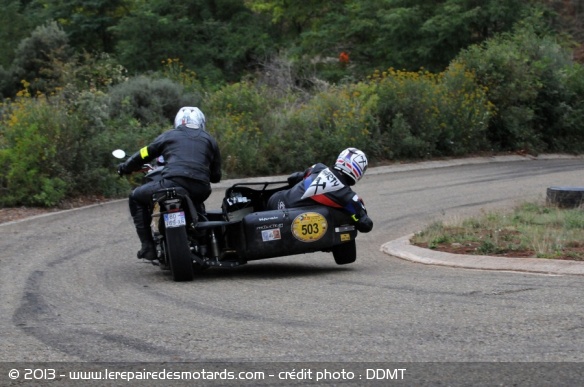 Boudier et Marty s'impose en Side-Cars mais restent second de la catégorie - Crédit photo : DDMT