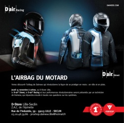 L'Airbag Dainese en démonstration à Lille