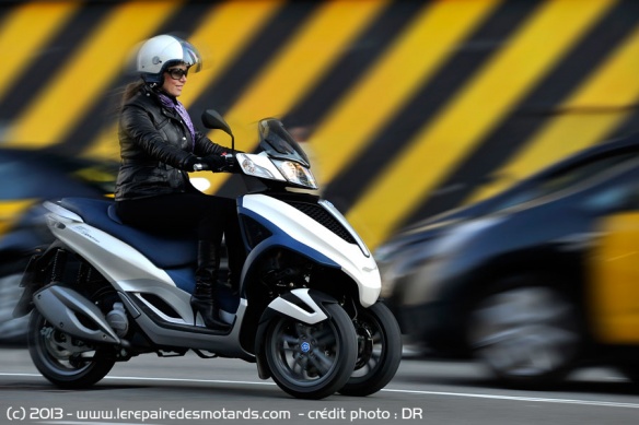 Le Piaggio MP3 plébiscité par les citadins