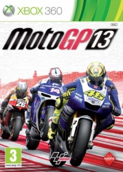 Jaquette officielle Xbox 360 MotoGP13