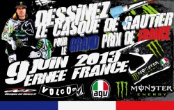 Jeu : dessinez le casque de Gautier Paulin et repartez avec