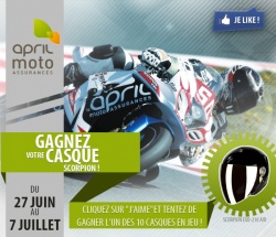 Jeu Facebook April Moto