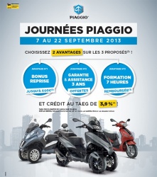 Journées Piaggio : jusqu'à 600¤ de reprise