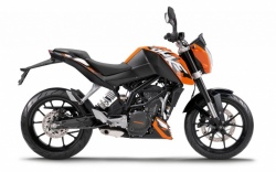 KTM 125 Duke 2013 orange