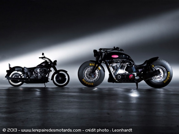 Leonhardt Gunbus 410 : la plus grosse moto au monde