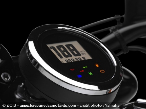 Custom Yamaha XV950 - compteur