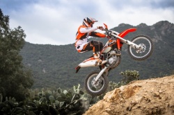Gamme de motos tout-terrain KTM 2014