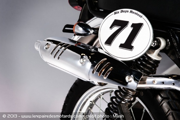 Plaque numérotée Mash 125 Scrambler