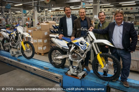 Stefan Pierer, Hubert Trunkenpolz, Viktor Sigl et Harald Plöckinger