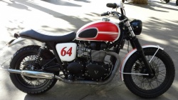 Prépa Triumph T100 Moto Légende Elysée Motor Paris 