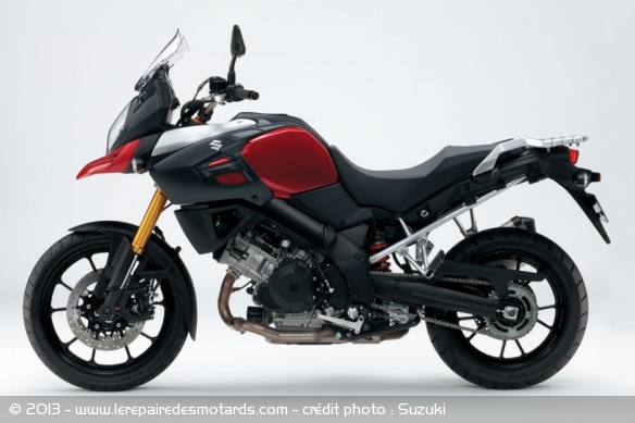 Vue de côté du Suzuki V-Strom 1000 
