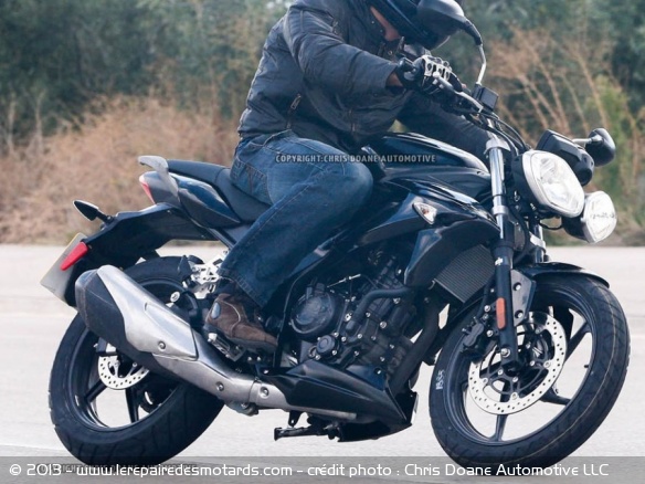 Photos volées de la Triumph Street monocylindre - crédit photo : Chris Doane Automotive LLC