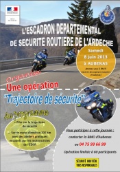Opérations trajectoire de sécurité à Aubenas