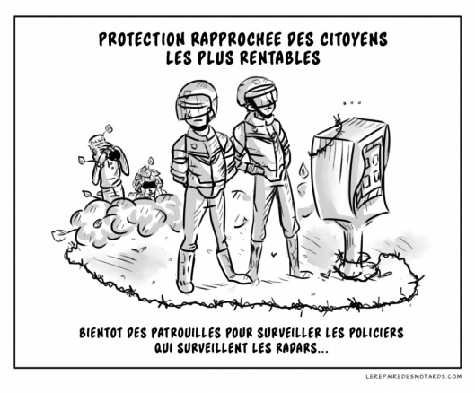 Des patrouilles pour les radars