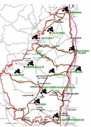 11 points d'accueil des motards en Ardèche