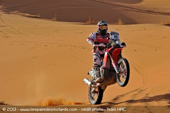 Rallye du Maroc : Goncalves Champion du Monde des Rallyes - Crédit photo : Team HRC