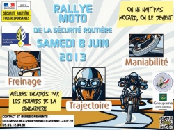 Rallye moto de la sécurité routière 2013 en Haute-Vienne