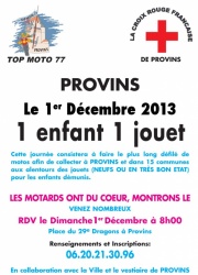 Rassemblement moto 1 enfant = 1 jouet