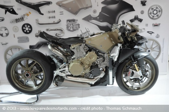 La Ducati 1199 Sperleggera à nu