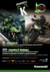 Stages et roulages Kawasaki : les Journées K