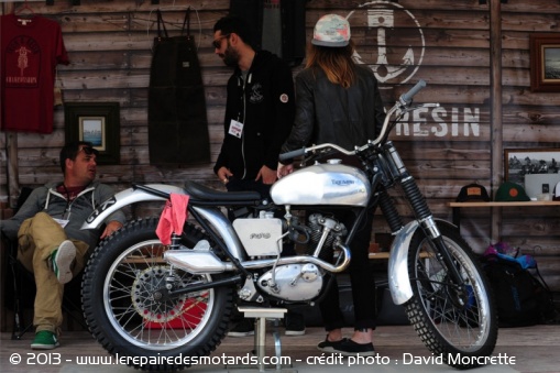 Stand sur le Festival Café Racer