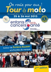 Tour à moto de l'astronaute Patrick Baudry