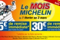 Promo Dafy 30 ¤ remise pneus Michelin