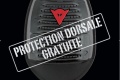 Une dorsale offerte clients Dainese