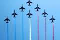 Une Harley Davidson couleurs Patrouille France
