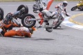 Vidéo Supermotard chute Germain Vincenot à Sasnova