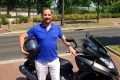 Fred Testot succombe scooter Quadro 350S