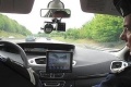 Un motard heurté voiture radar