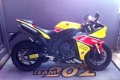 Une Yamaha 100 française départ Moto Tour