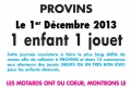 Rassemblement moto 1 enfant = 1 jouet
