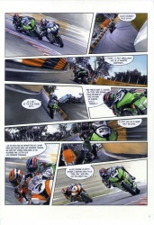Warm-up, une BD sur l'univers des courses motos
