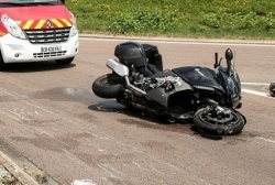 Accrochage entre camion et une moto dans l'Ariège