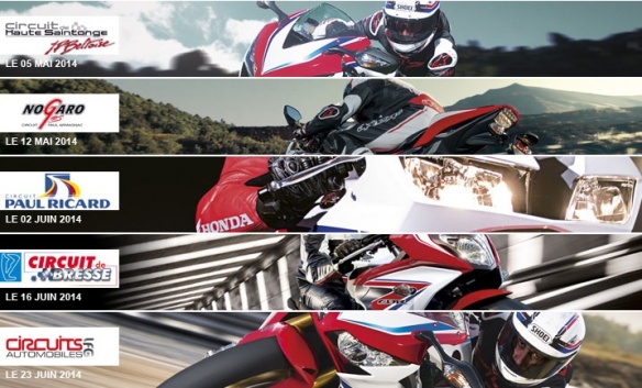 Dates et circuits de pilotage Honda Day's
