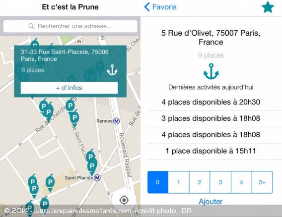 Une appli pour trouver un stationnement